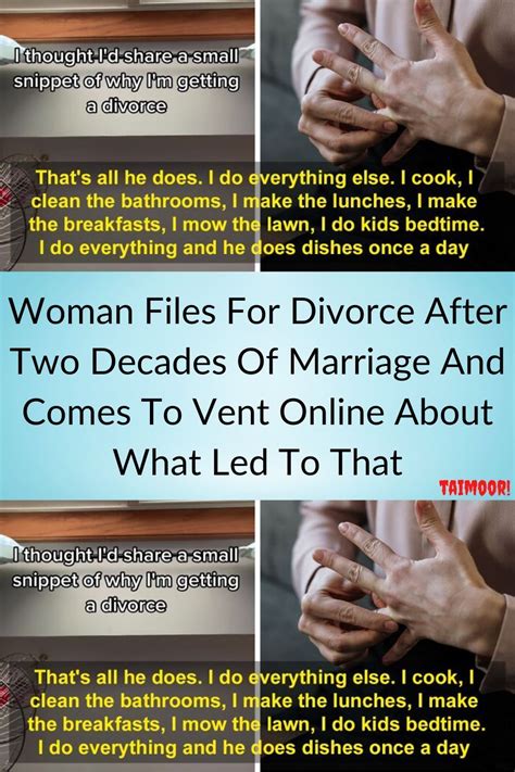 woman files for divorce after.